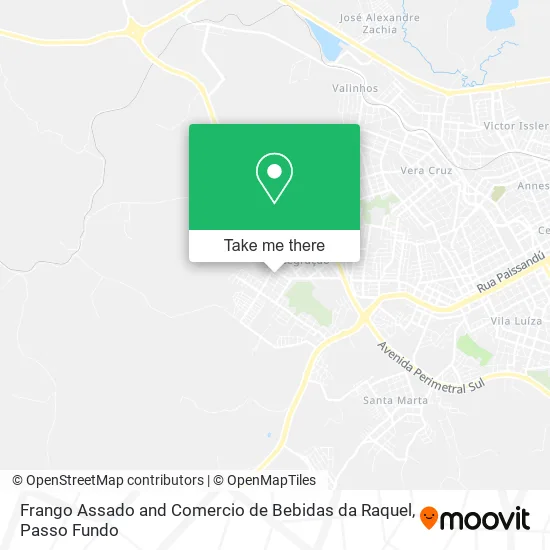 Frango Assado and Comercio de Bebidas da Raquel map
