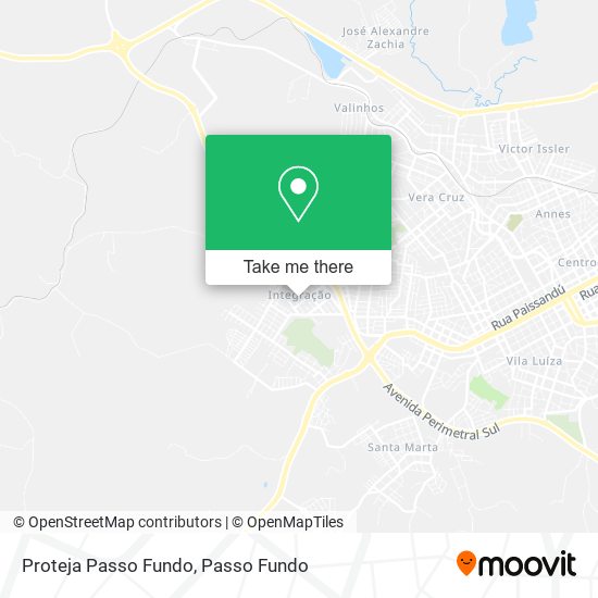 Proteja Passo Fundo map