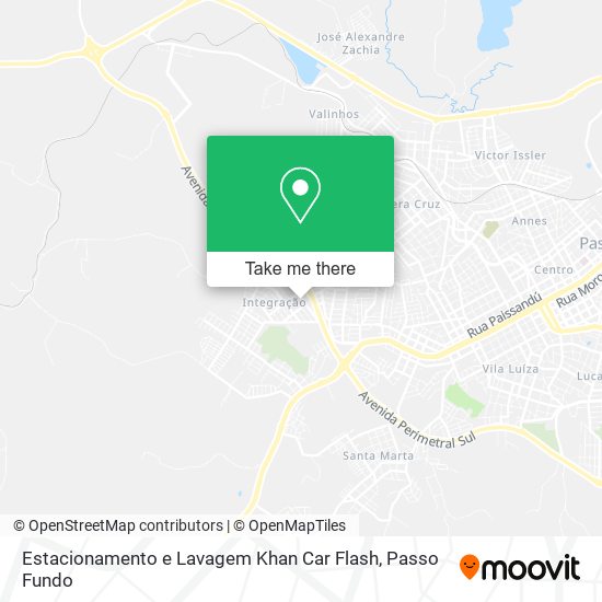 Estacionamento e Lavagem Khan Car Flash map