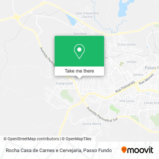 Rocha Casa de Carnes e Cervejaria map