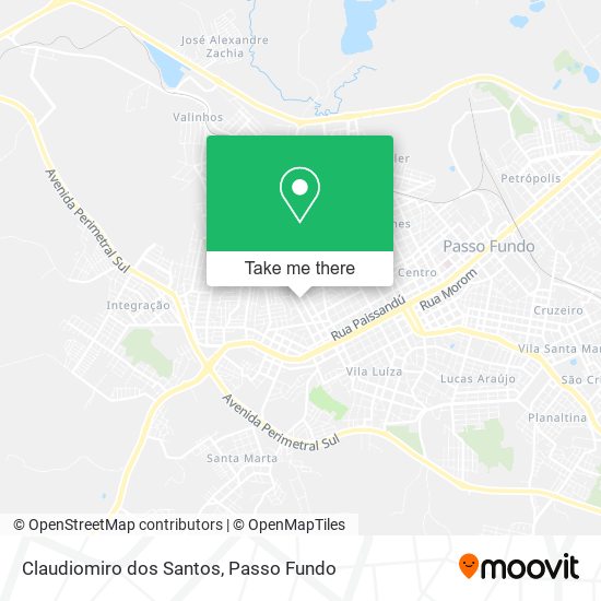 Claudiomiro dos Santos map