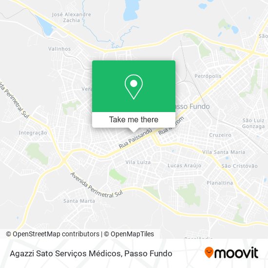 Mapa Agazzi Sato Serviços Médicos