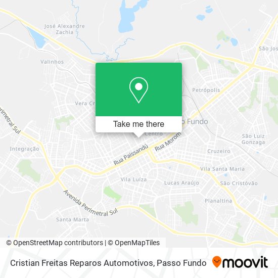 Mapa Cristian Freitas Reparos Automotivos