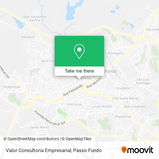 Mapa Valor Consultoria Empresarial