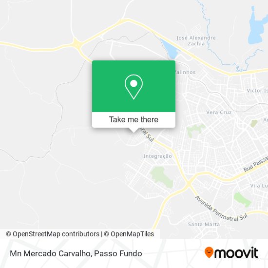 Mn Mercado Carvalho map