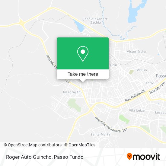 Mapa Roger Auto Guincho