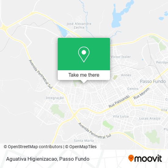Aguativa Higienizacao map