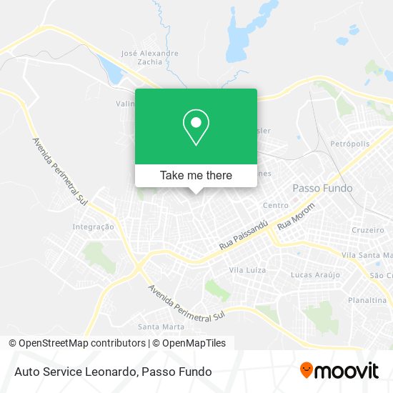 Mapa Auto Service Leonardo