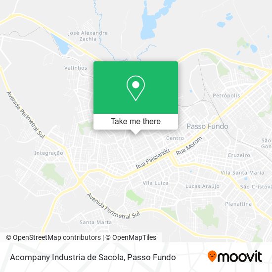 Mapa Acompany Industria de Sacola