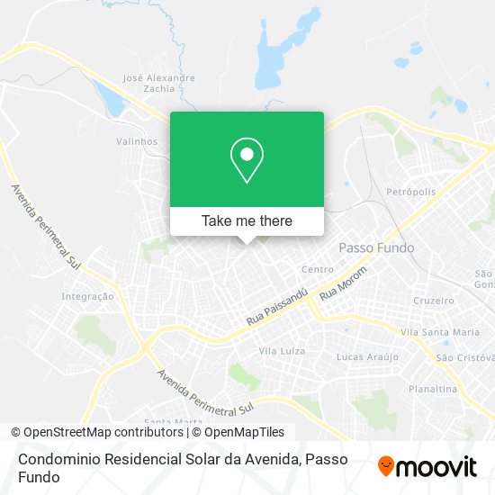 Mapa Condominio Residencial Solar da Avenida