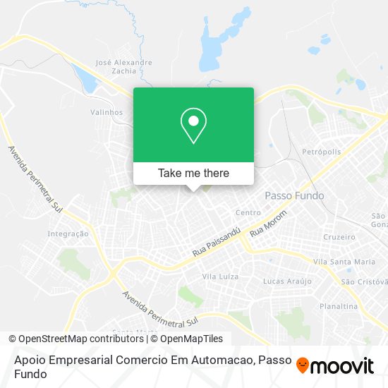 Apoio Empresarial Comercio Em Automacao map