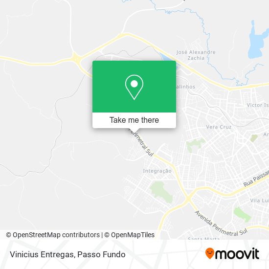 Mapa Vinicius Entregas