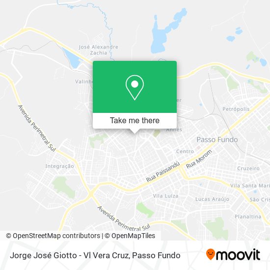 Jorge José Giotto - Vl Vera Cruz map