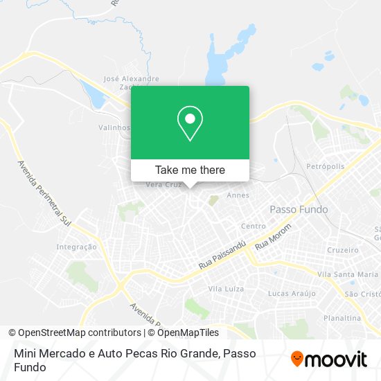 Mini Mercado e Auto Pecas Rio Grande map