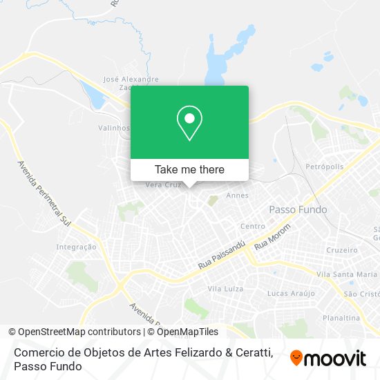 Mapa Comercio de Objetos de Artes Felizardo & Ceratti