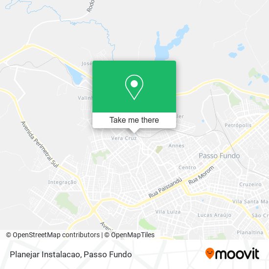 Mapa Planejar Instalacao