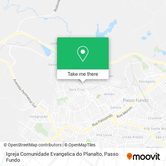 Igreja Comunidade Evangelica do Planalto map