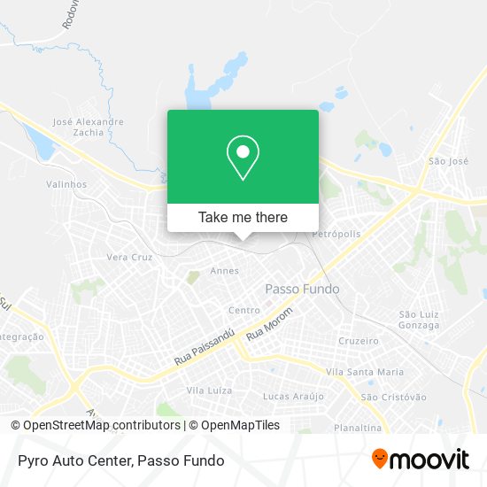 Mapa Pyro Auto Center