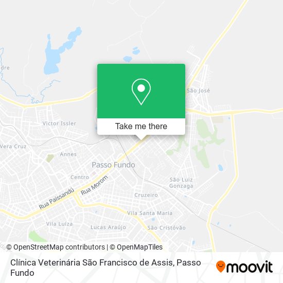 Clínica Veterinária São Francisco de Assis map