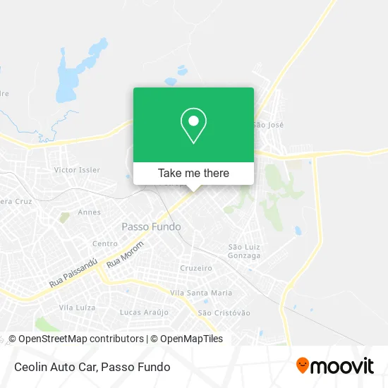 Ceolin Auto Car map