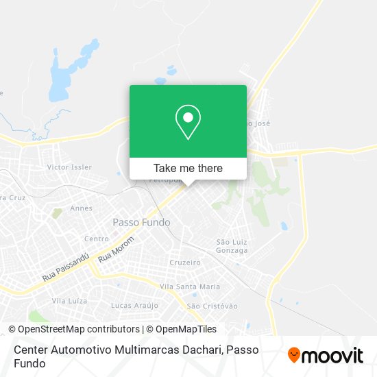 Mapa Center Automotivo Multimarcas Dachari