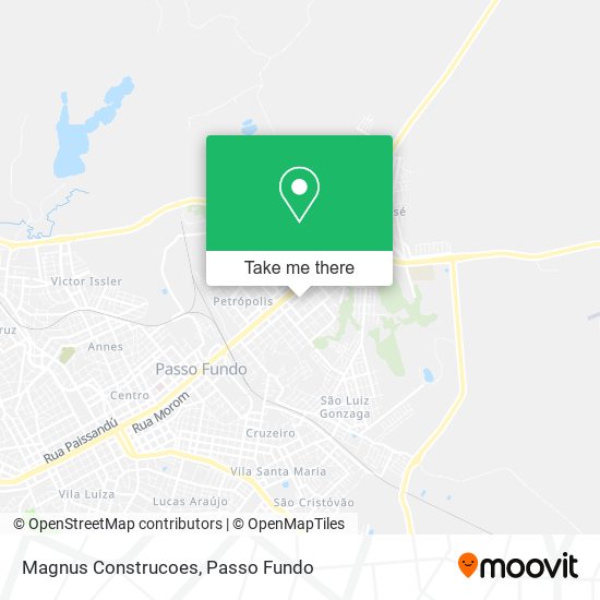 Magnus Construcoes map