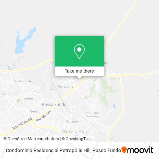Mapa Condominio Residencial Petropolis Hill