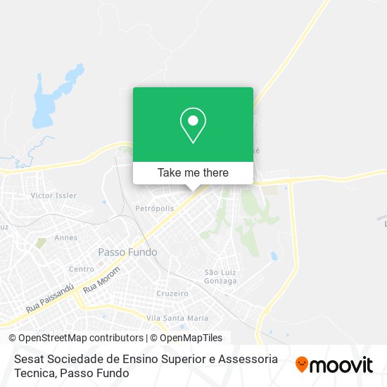 Mapa Sesat Sociedade de Ensino Superior e Assessoria Tecnica