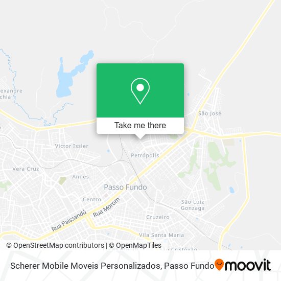 Mapa Scherer Mobile Moveis Personalizados