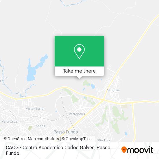 Mapa CACG - Centro Acadêmico Carlos Galves