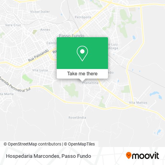 Hospedaria Marcondes map