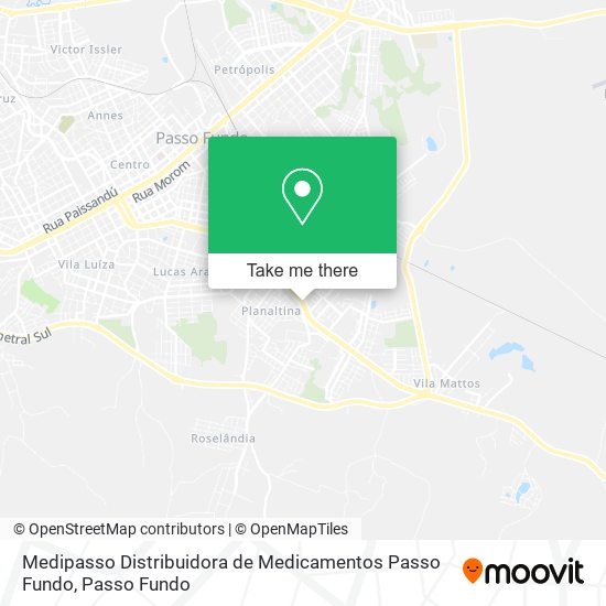 Medipasso Distribuidora de Medicamentos Passo Fundo map