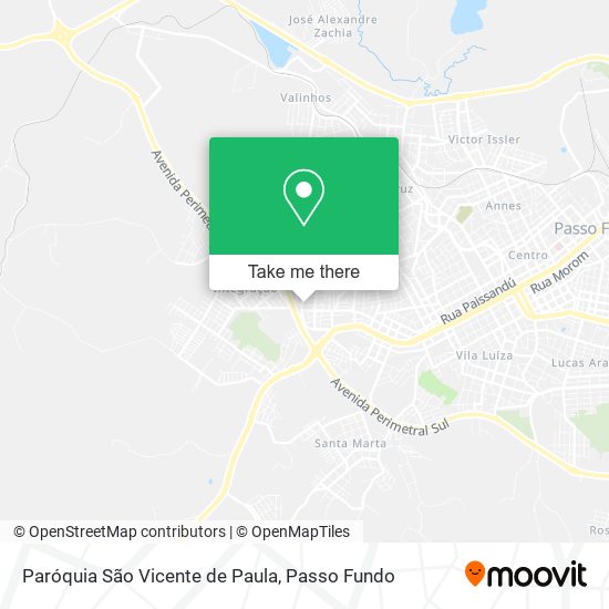 Paróquia São Vicente de Paula map