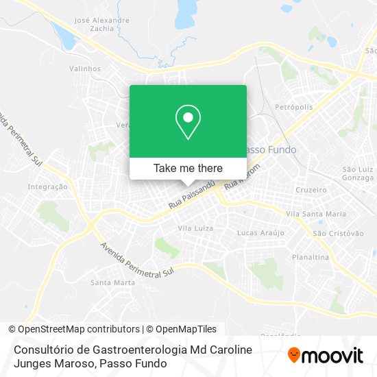 Consultório de Gastroenterologia Md Caroline Junges Maroso map