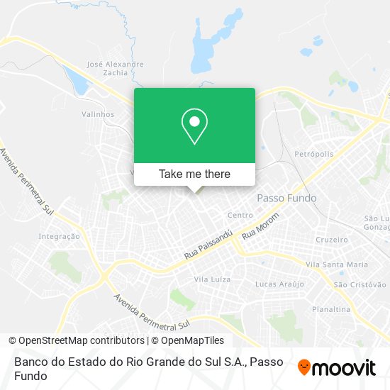 Mapa Banco do Estado do Rio Grande do Sul S.A.