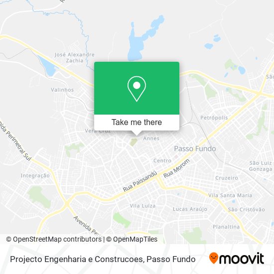 Projecto Engenharia e Construcoes map
