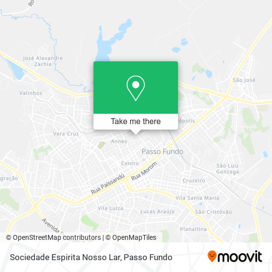 Sociedade Espirita Nosso Lar map