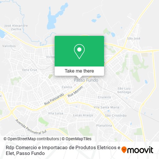 Rdp Comercio e Importacao de Produtos Eletricos e Elet map