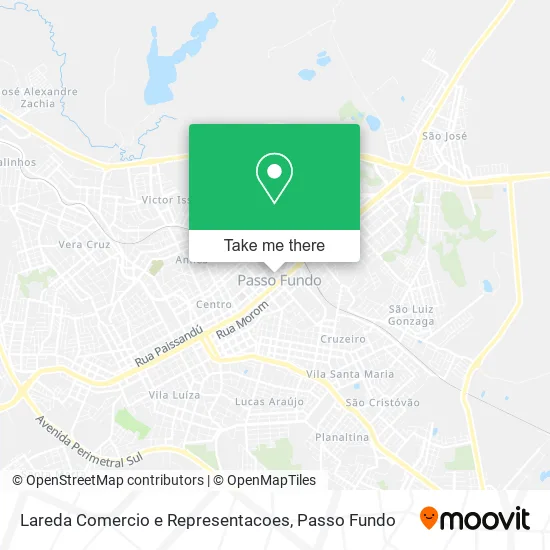 Lareda Comercio e Representacoes map