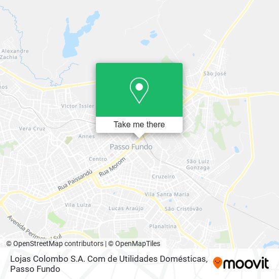 Mapa Lojas Colombo S.A. Com de Utilidades Domésticas