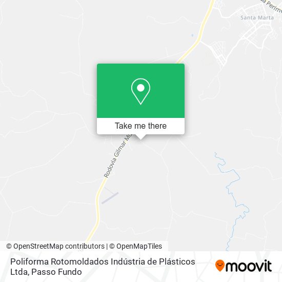 Poliforma Rotomoldados Indústria de Plásticos Ltda map