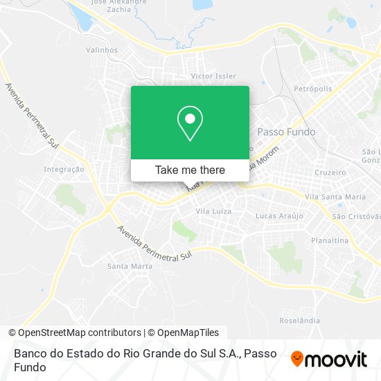 Banco do Estado do Rio Grande do Sul S.A. map