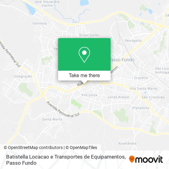 Batistella Locacao e Transportes de Equipamentos map