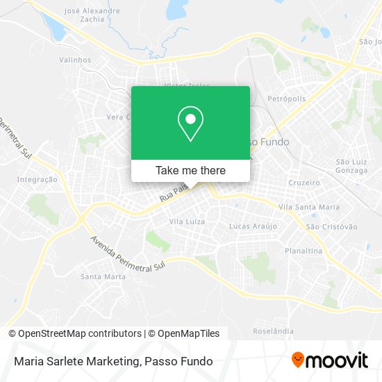 Mapa Maria Sarlete Marketing