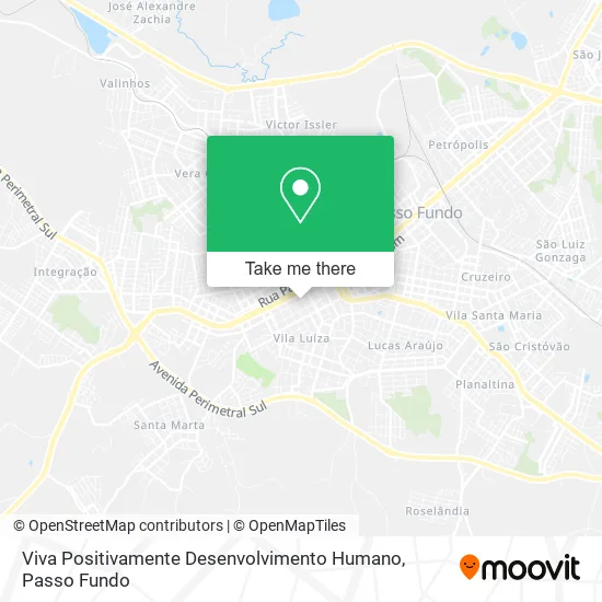 Viva Positivamente Desenvolvimento Humano map