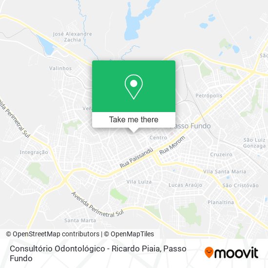 Consultório Odontológico - Ricardo Piaia map