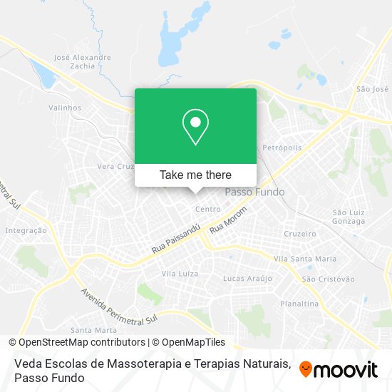 Veda Escolas de Massoterapia e Terapias Naturais map