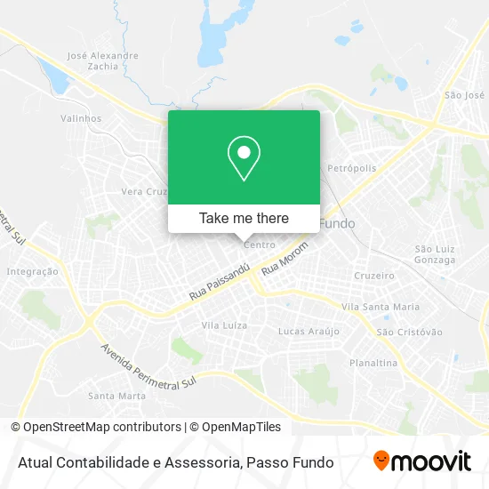 Atual Contabilidade e Assessoria map