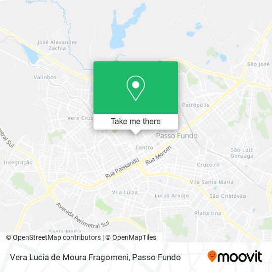Mapa Vera Lucia de Moura Fragomeni