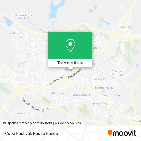 Cuba Festival map